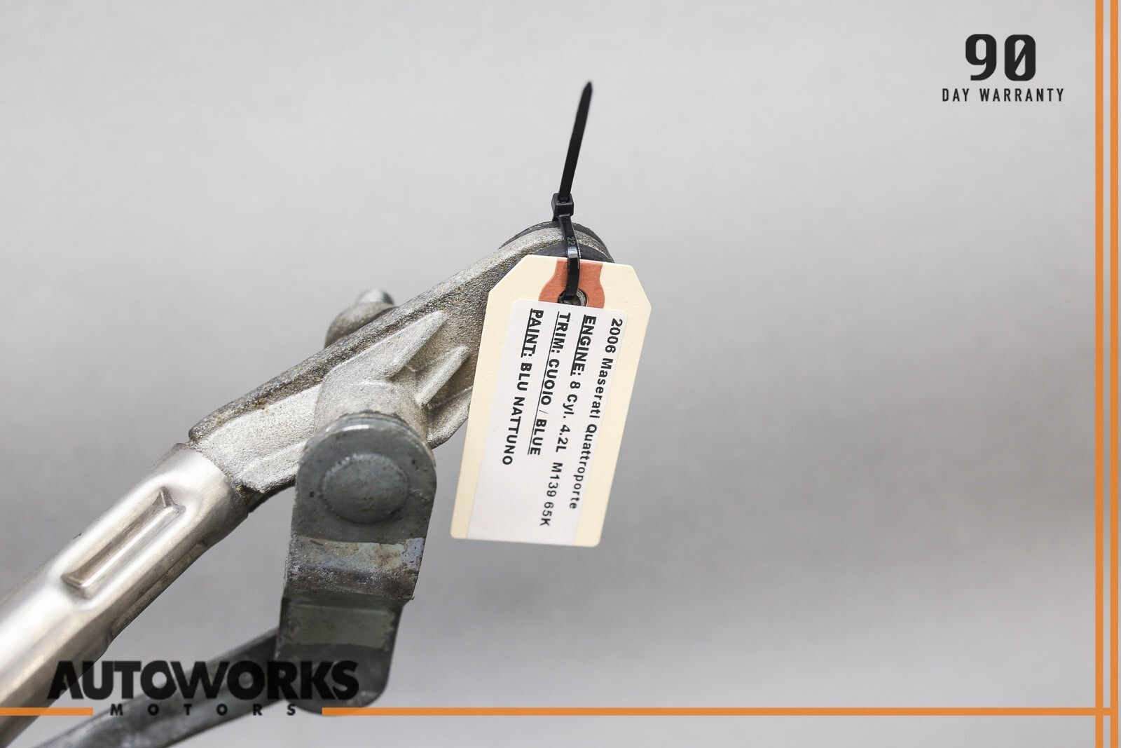 03-13 Maserati Quattroporte M139 Front Windshield Wiper Linkage Arm W/ Motor OEM