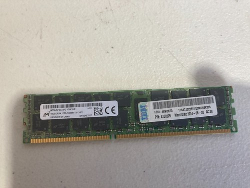RAM Micron 4 GB DDR3 PC3-14900R &ndash; DIMM 1866 MHz, Per Dell Precision (Usata)