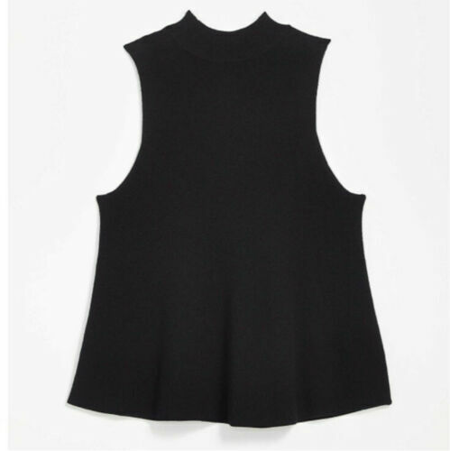 Loft Mock Neck Swing Sweater Tank XS, S, XXL Color: Black & Moroccan Spice - Bild 6 von 7