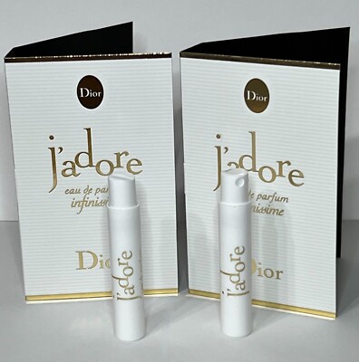 Dior 'J'adore Infinissime' EDP Perfume Set of 2 Sample Spray Vials New