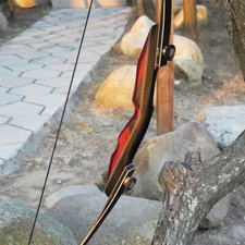 65 Inch PMZ Archery Takedown Hunting Bow Handmade Longbow Target