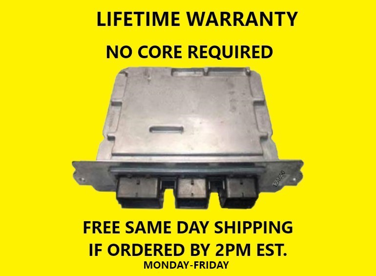 08-09 FORD RANGER ECM, 8L5A-12A650-ZD, LIFETIME WARRANTY, NO CORE. 