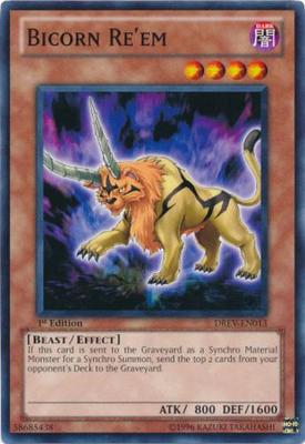 3 x Bicorn Re'em (DREV-EN013) - Common - 1st Edition