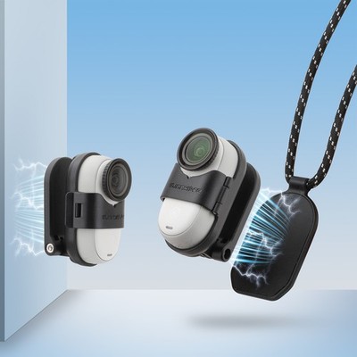 Zubehör für Insta360 GO3 Kamera Magnetische Halshalterung Lanyard Schnellspanner
