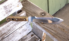 Vintage PUMA Solingen Germany HEAVY Hunting Knife 16281 Stag Horn Antler Handle