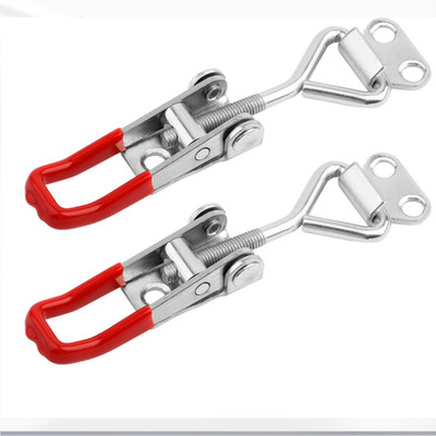 2 PCS Steel Toggle Latch Catch Adjustable Lock Clamp Anti-rust Clip For Box Case