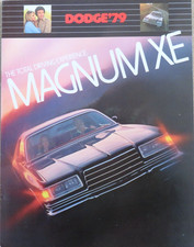 1979 Dodge Magnum XE USA Brochure Brochure, 8 Pages