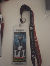 Super Bowl LI Ticket and Field Pass Set Tom Brady Comeback. Patriots Vs. Falcons