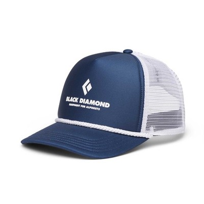 Black Diamond - Flat Bill Trucker Hat indigo/white Basecap, Schirm-Kappe