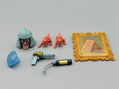 NECA TMNT Ninja Turtles Accessory star hoboken baby pizza monster baxter head