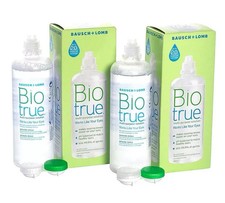 Bausch & Lomb Bio True Multi-Purpose Soft Contact Lens Solution 2x300ml & cases