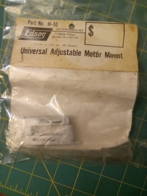 Edson Universal Nitro Engine Mount Plates. .15 To .80 Engines