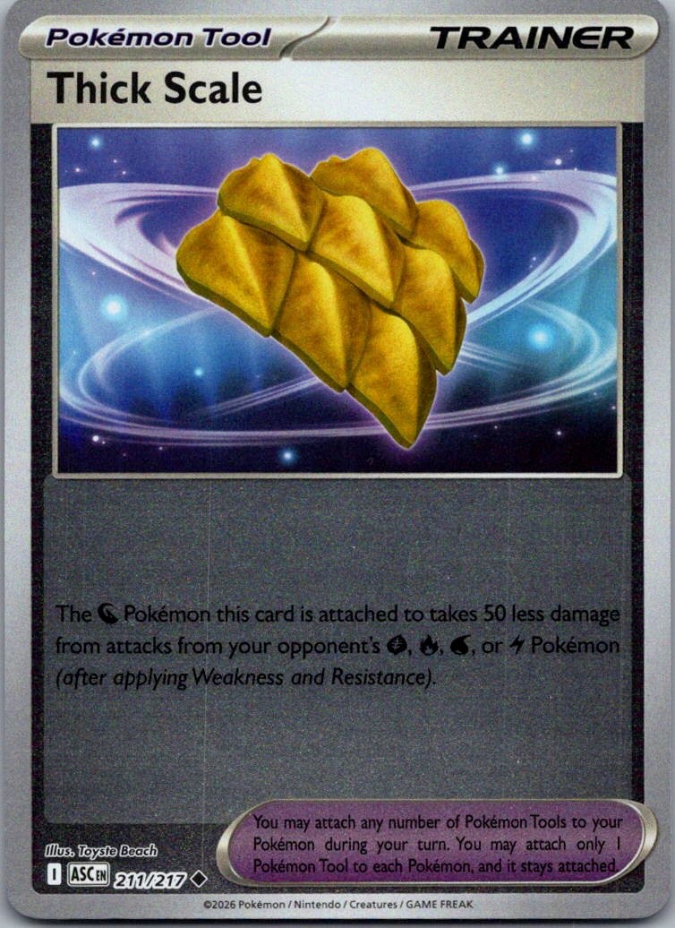 Thick Scale Reverse Holofoil [ASC - 211/217] NM EN