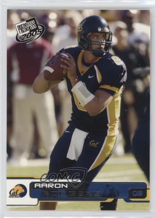 2005 Press Pass Aaron Rodgers #9 5jz