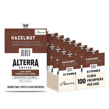Alterra Hazelnut Coffee Freshpacks Works Only with Brewers, Light Roast Case o