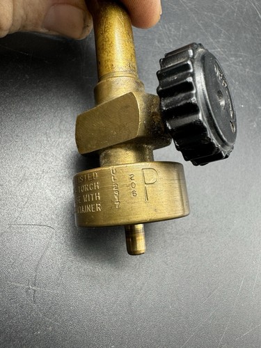 Vintage BRASS BernzOmatic TORCH HEAD TIP CUTTER Medina NY 14103 - Picture 2 of 6