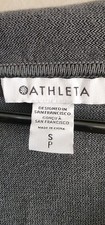 Athleta Womens Evergreen Sweater Hoodie GREEN Lyocell Size S Softgirl Athleisure