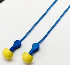 3M E-A-R EXPRESS Pod Plugs Ear Plugs 311-1114, Corded, Blue Grips, Pillow Pack