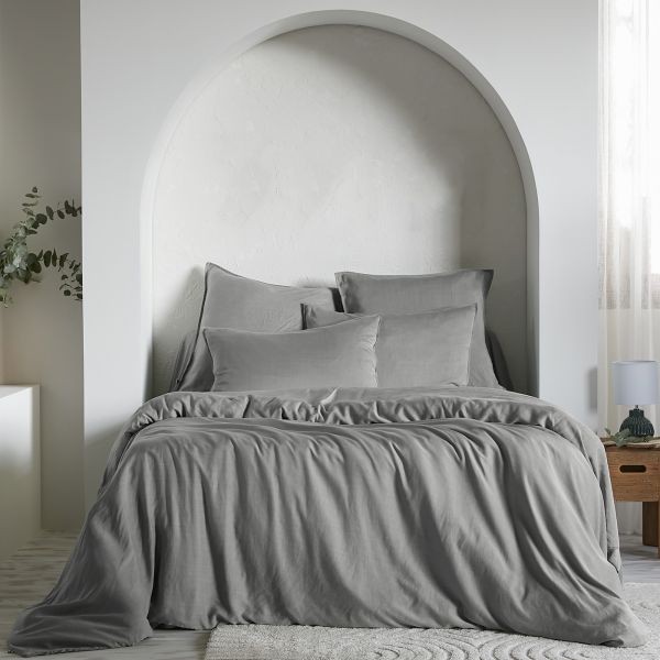 Housse de couette 240x220 cm Lyocell thermorégulateur LYSANDRE anti-transpiration