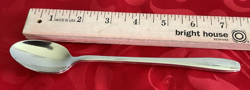 Wallace 18/8 stainless Starglow lot of 2 ice teaspoons 7 1/2" NM polished - Picture 2 of 4