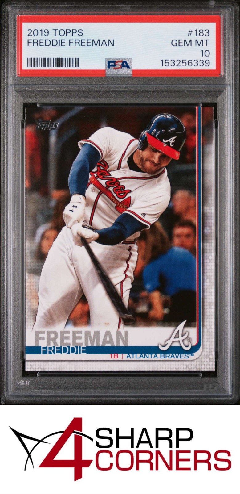 2019 TOPPS #183 FREDDIE FREEMAN BRAVES PSA 10