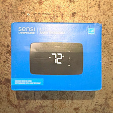 Sensi Lite Smart Thermostat Black Wi-Fi Programmable Works w/ Alexa Google