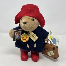 Vtg Eden Paddington Bear Standing Plush 32940 Aunt Lucy Suitcase Picture Rare