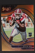 2021 Panini Chronicles Draft Picks Select RC Kylin Hill Rookie Gold NM