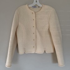 Vintage Geiger Tyrol Austria Boiled Wool Cardigan Blazer