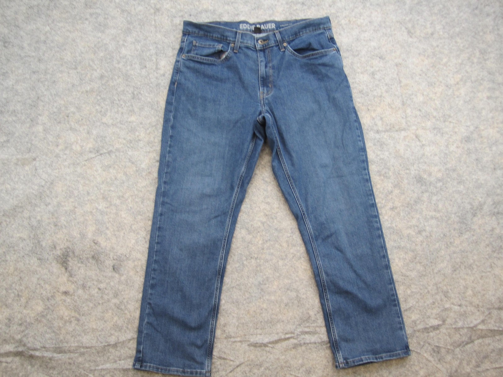 Mens 36x30 Blue Medium Wash Stretch Denim Pants