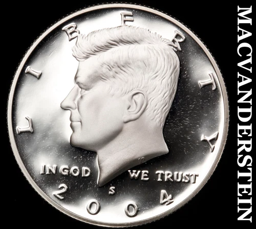 2004-S Kennedy Half Dollar- Silver Choice Gem Proof Luster No Reserve #i7481