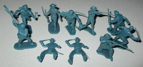 Marx 1960s-1970s Fort Apache Pioneers Complete Mold Set Lot Eight