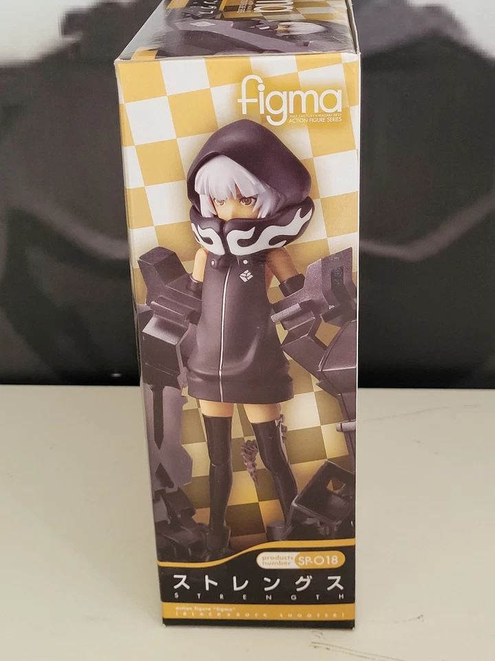 Figura de acción Figma SP-018 Strength Black Rock Shooter Max Factory Good Smile Foto 2 de 4