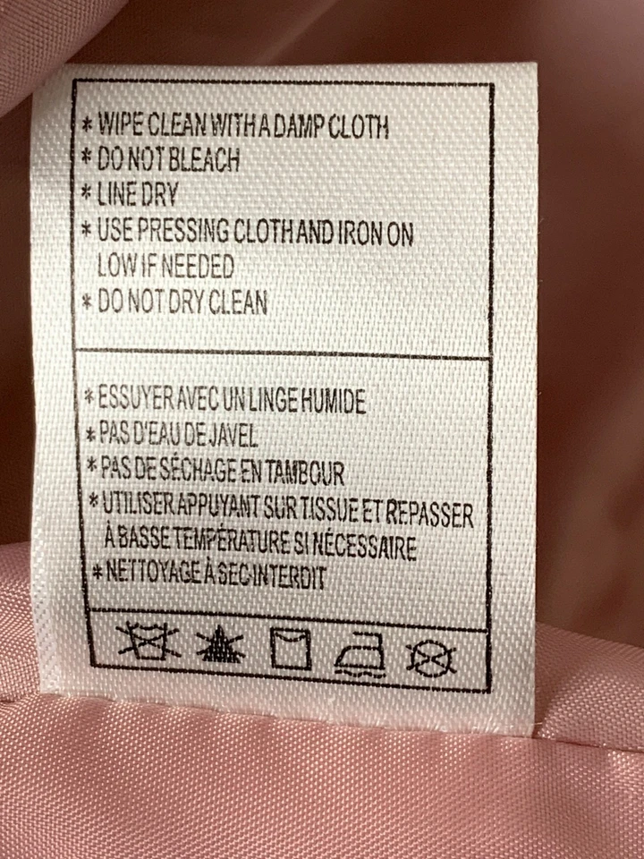 BB Dakota розовый кварц Moto отделка куртка средний искусственной кожи новый с Ярлыками $108 RGG10655 - Изображение 4 из 4