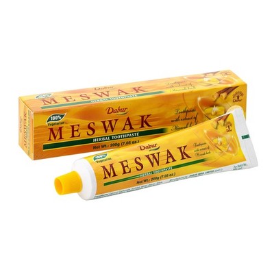 Dabur Meswak Herbal Toothpaste with Miswak Essence, 2.33 Ounce (Pack of 3)
