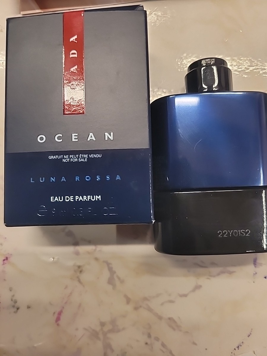 PRADA Luna Rossa Ocean Eau de Parfum Travel MINI SPLASH 9ml / 0.30