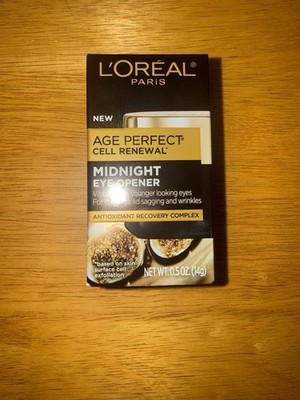 L'Oréal Paris Age Perfect Cell Renewal Midnight Eye Cream Fragrance Free 0.5oz