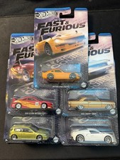 Hot Wheels 2025 Sliver Series Fast  Furious Racing Course 1-5 Set of 5 Cars