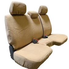 Beige Covers Regal Fabric Custom Fit for Tacoma First Row Bench Seat