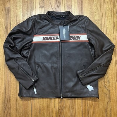 Harley Davidson Men's 2XL Victory Lane II Real Cowhide Leather