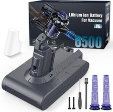 21.6V 6500mAh Battery Replacement for V6 Perfectly Compatible with V6 Animal