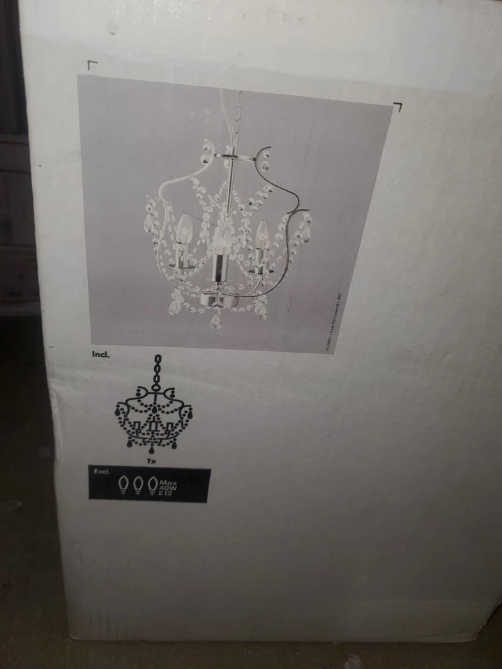 BNIB Ikea Kristaller Chandelier. Beautiful - Image 3 of 4