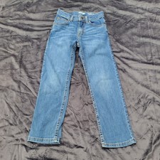 Wrangler Boys Classic Straight Slim Fit Jeans Medium Wash Blue Size 8 Slim