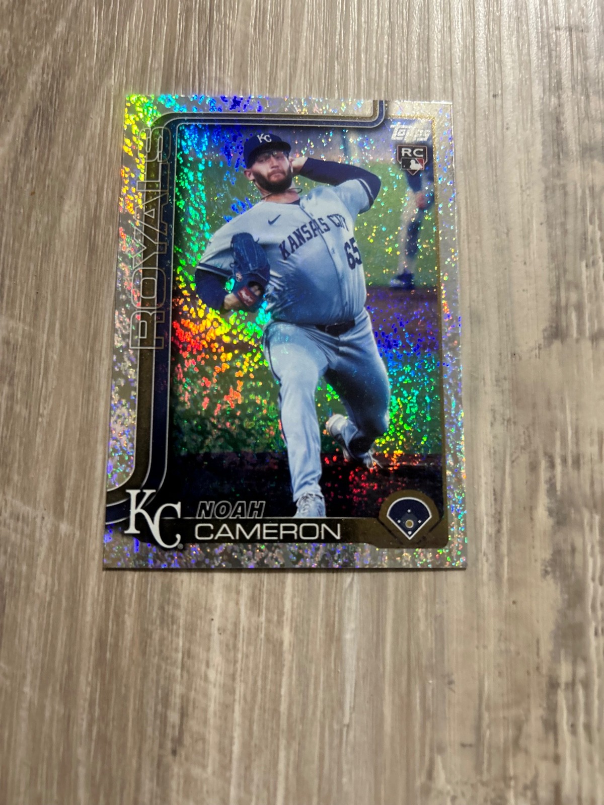 2025 Topps Update Noah Cameron Sand Glitter #US65 Kansas City Royals Rookie RC