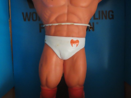 Raro Multi Toys Wrestler 1991 WWF THE ULTIMATE WARRIOR 14" Superstar Bank in scatola - Foto 3 di 9