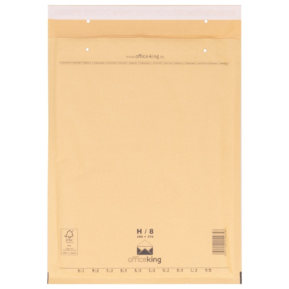 Luftpolstertaschen weiß - alle Größen - Luftpolsterumschläge