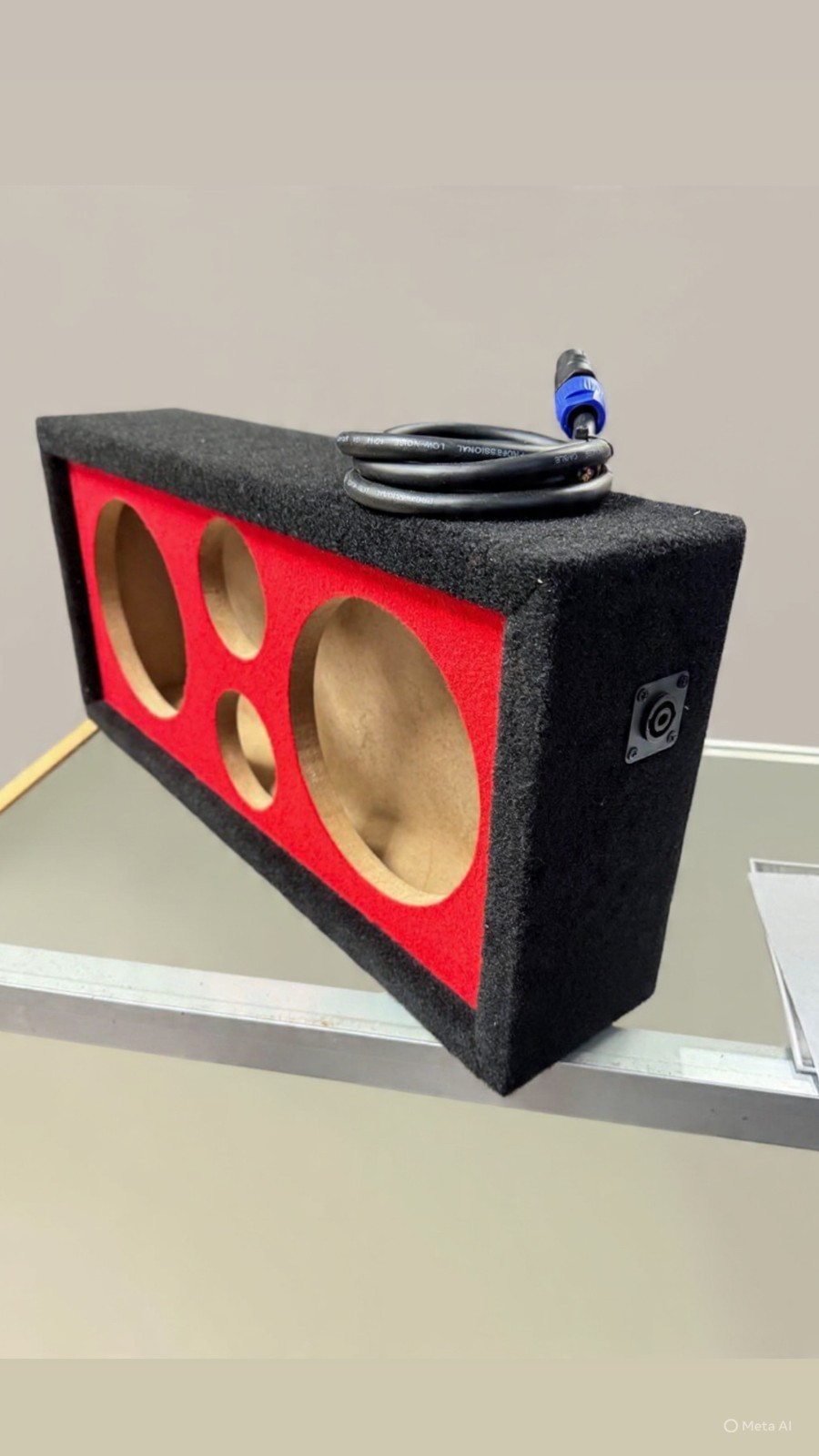 Dual 8 Inch + Dual Super Tweeter Sealed Full Range Chuchero Box 3/4in ...