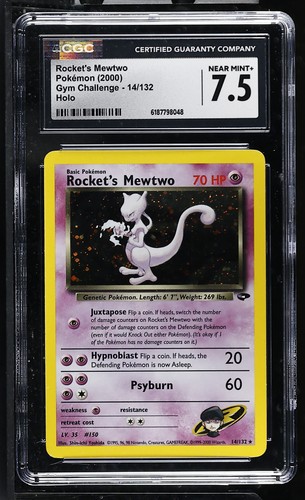 Mewtwo graded CGC 7.5 for sale on eBay