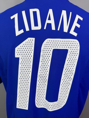 FRANCE 2002 2004 ZIDANE HOME SHIRT FOOTBALL SOCCER JERSEY ADIDAS