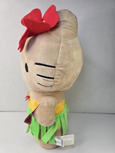 Rare Hello Kitty Sanrio Fiesta Tan Sun-Kissed Hawaiian Hula Plush 14” NWT 2018 - Picture 12 of 19